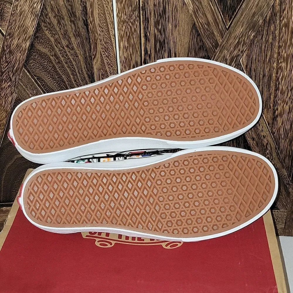 New VANS UA Era Checker Cube Multi / True White Mens 9 - Picture 6 of 11